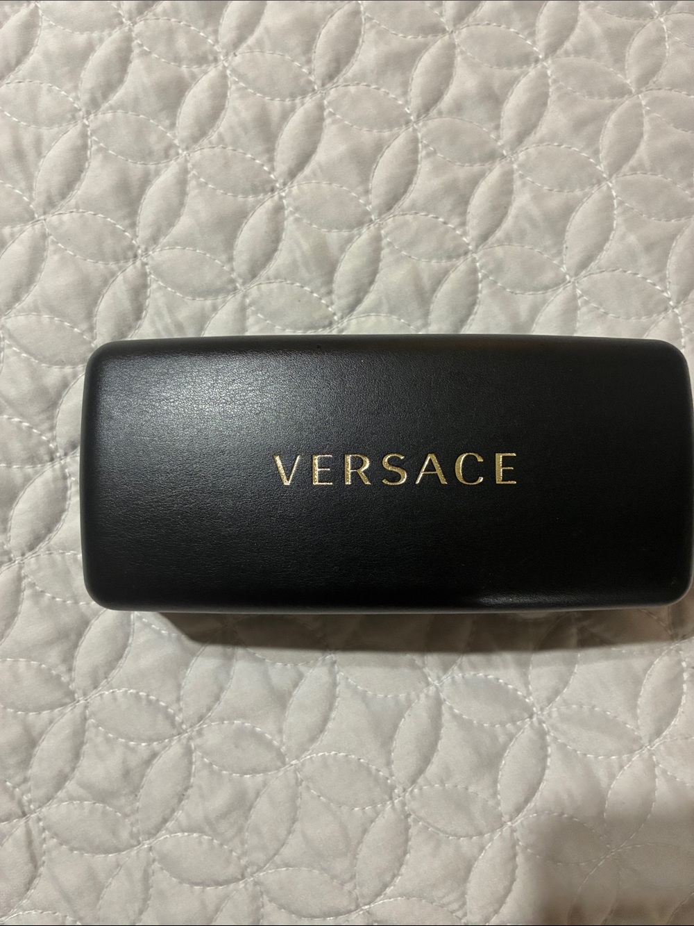 Versace Black and Gold Eyewear Case